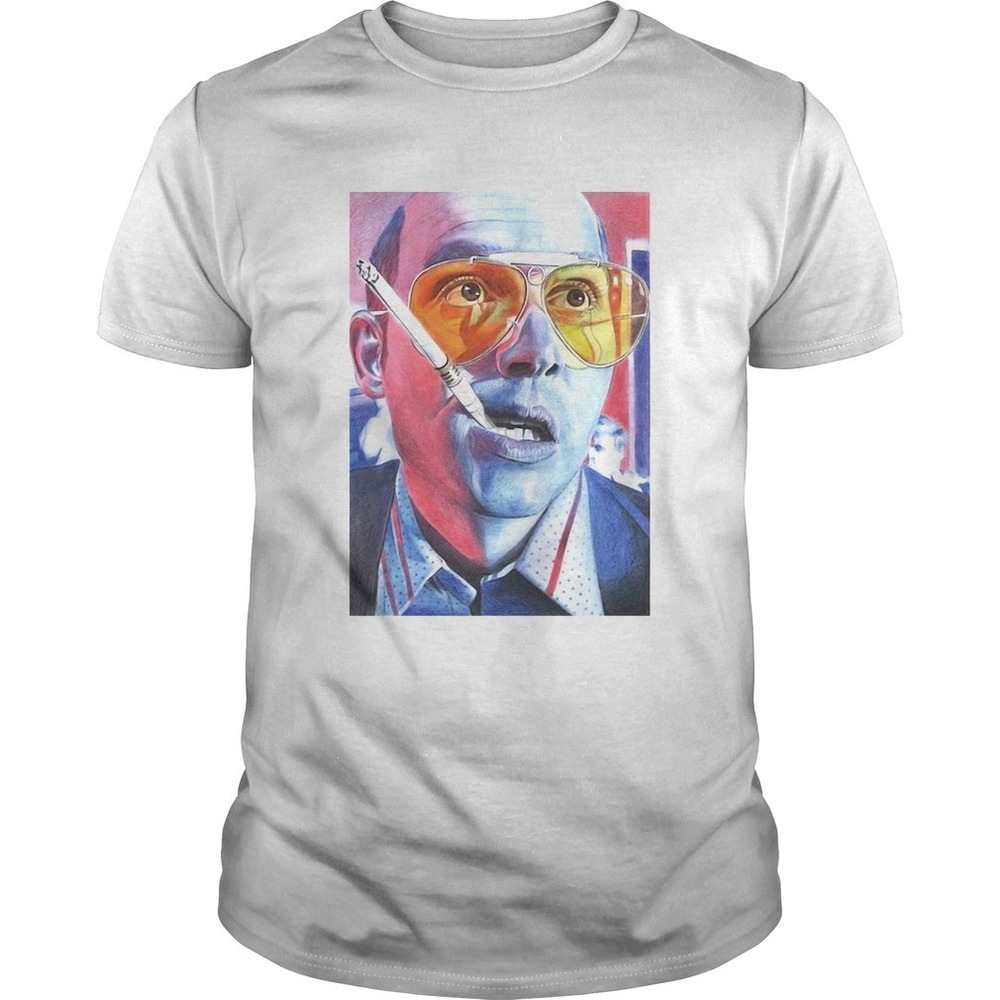 Hunter S Thompson Smoking Shirt